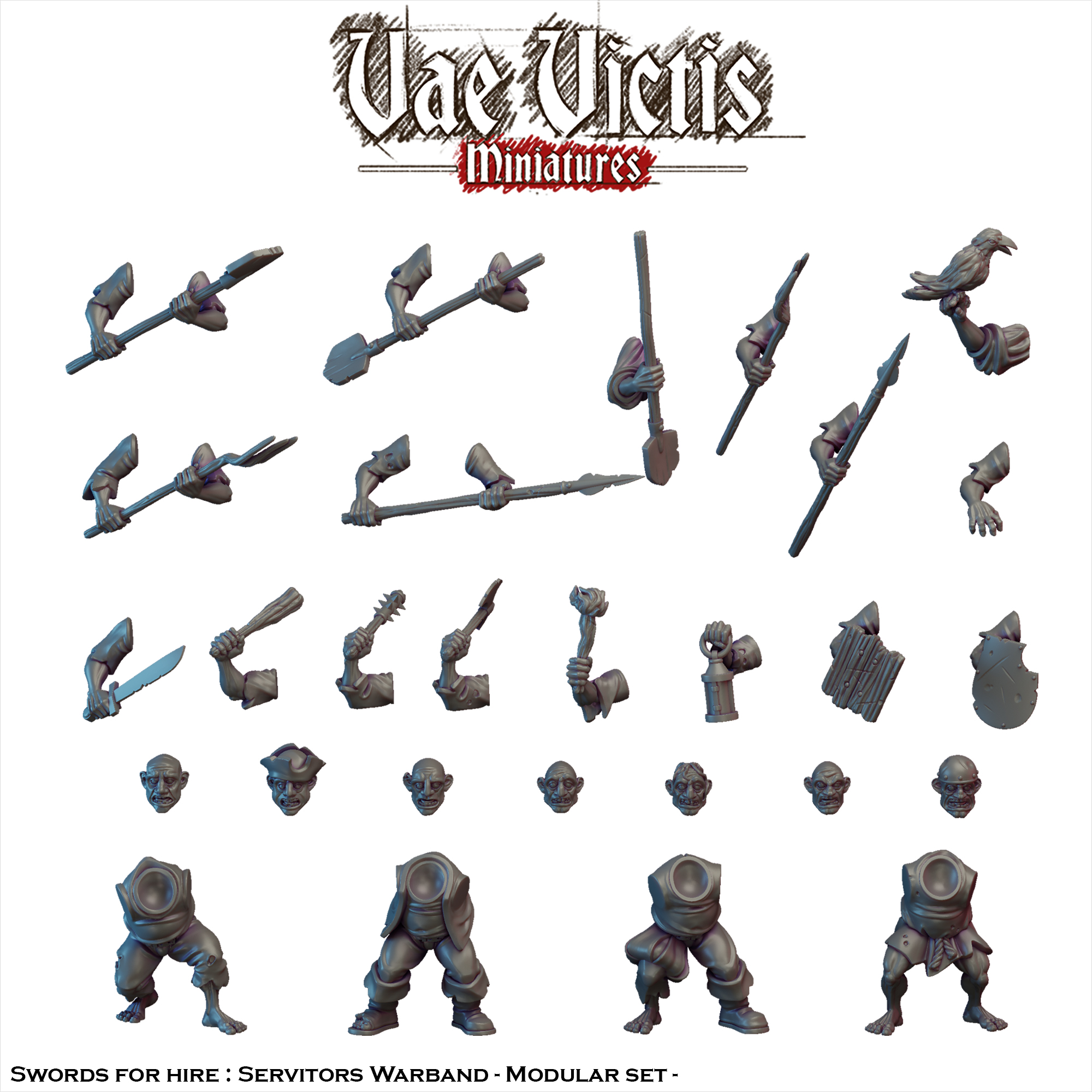 Modular Swords for hire : Dregs (Warband) [PRE-SUPPORTED]